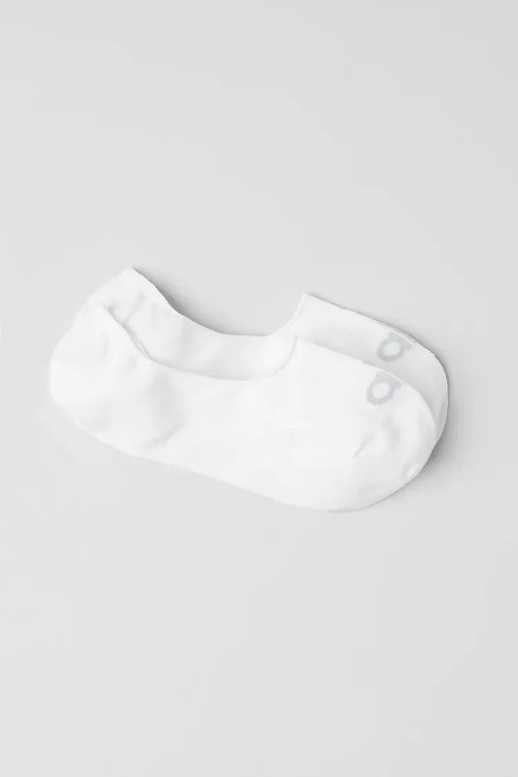 Meia Unisex Conceal White