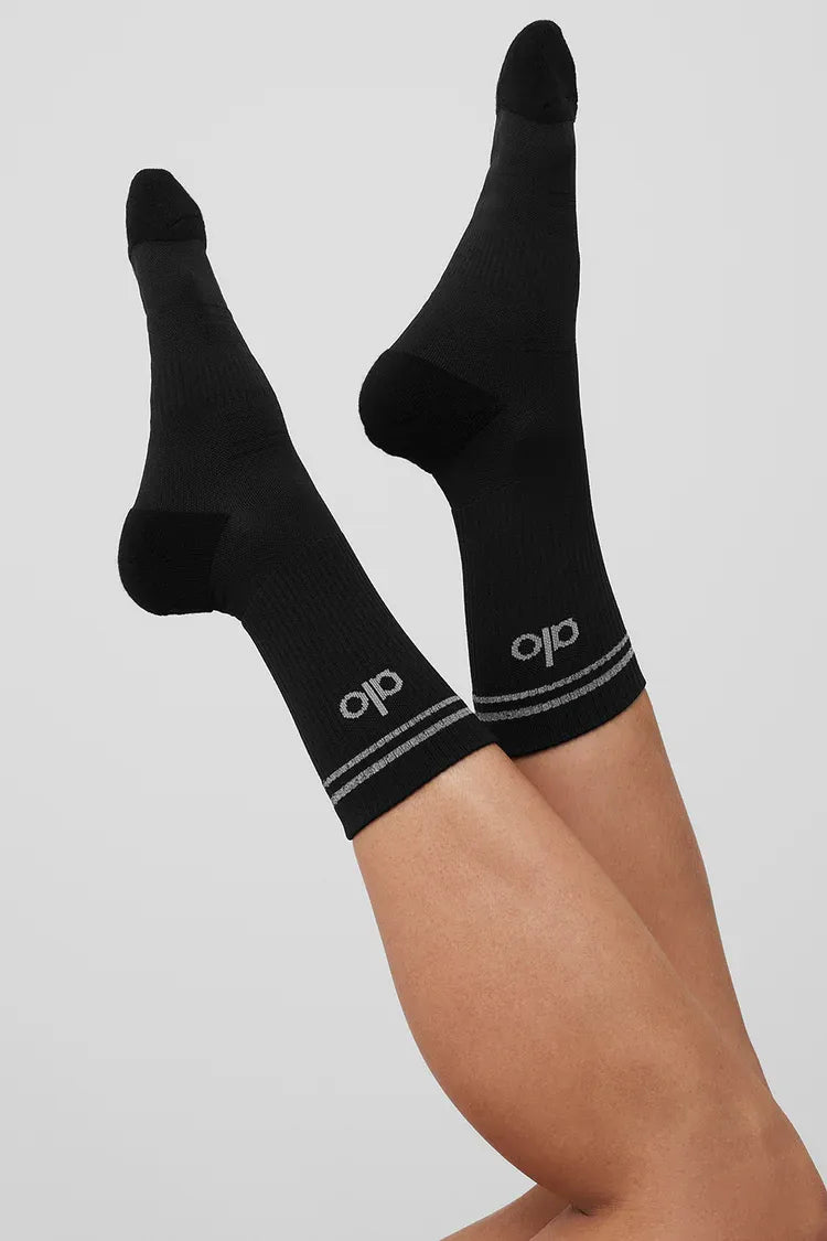 Meia Unisex Half-crew Performance v2 detalhe