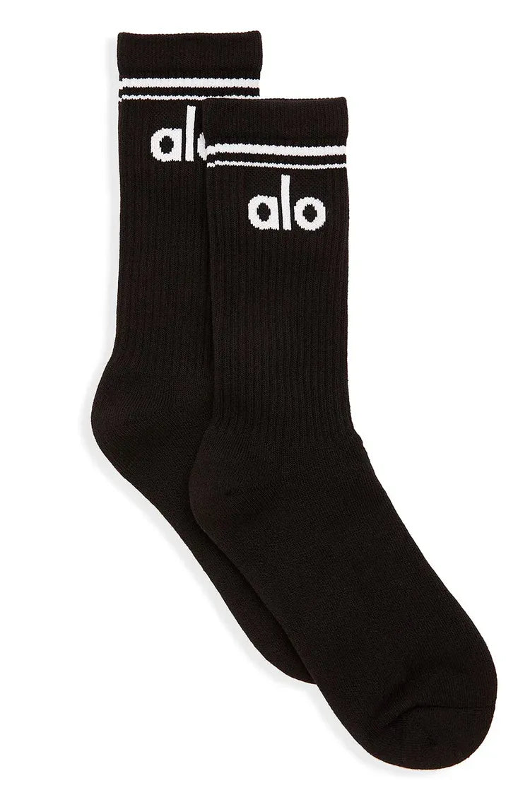 Meia Unisex Retrô Black