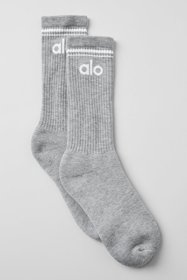 Meia Unisex Retrô Athletic Heather Grey v2