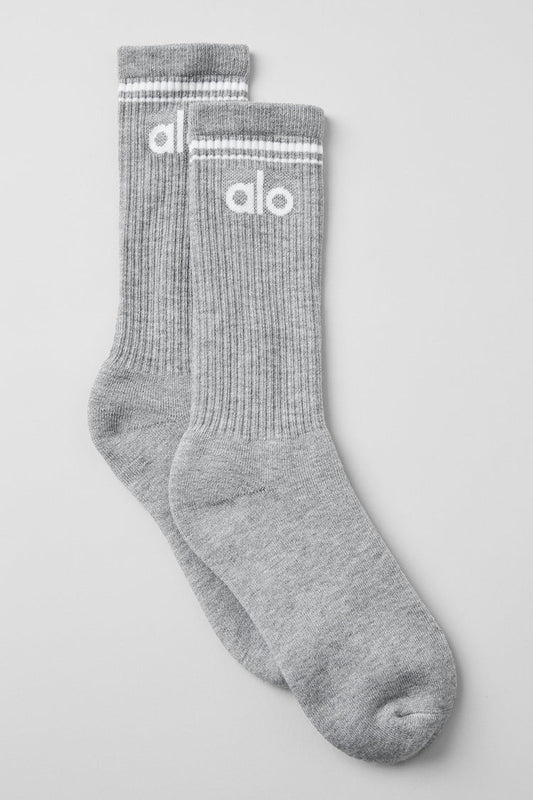 Meia Unisex Retrô Athletic Heather Grey v2