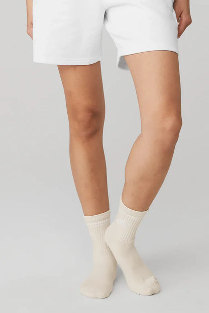 Meia Unisex Retrô Cano Alto Bone detalhe