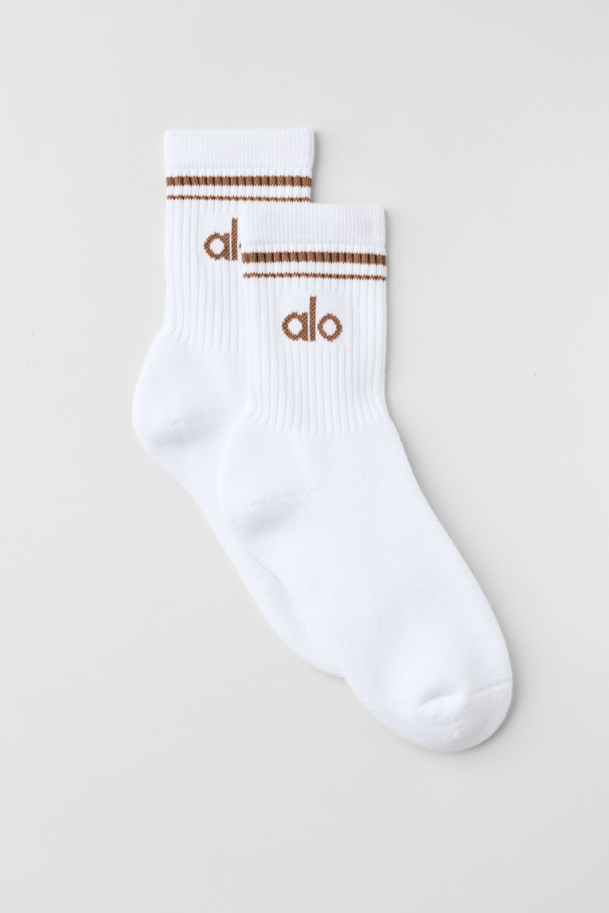 Meia Unisex Retrô Cano Alto White